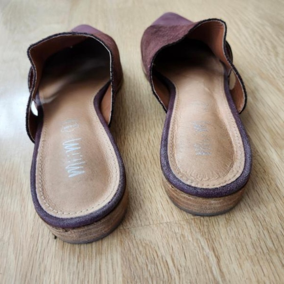 Mi.iM "Epic" Two-Toned Pointed Mule - Wine 9 - Picture 6 of 8